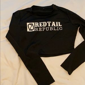 Redtail Republic long sleeve crop top
